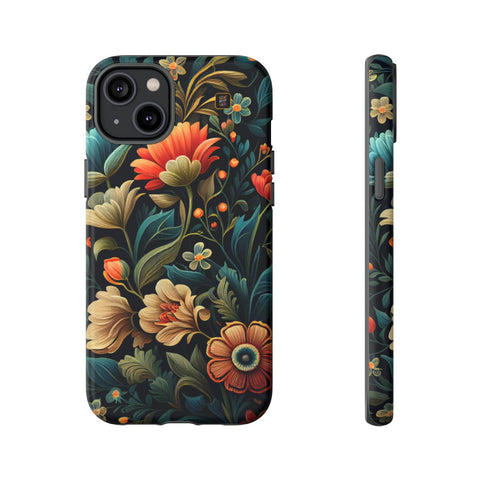 iPhone 14 | 14 Pro | 14 Plus | 14 Pro Max | 15 | 15 Pro | 15 Plus | 15 Pro Max – Bouquet,Colorful,FloralDesign,GardenBliss – front-and-side