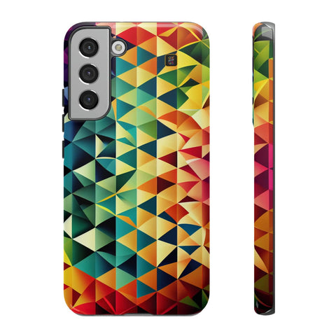 Galaxy S22 | S22 Plus | S22 Ultra | S23 | S23 Plus | S23 Ultra – Artwork,Colorburst,Mosaic,Rainbow – front-and-side