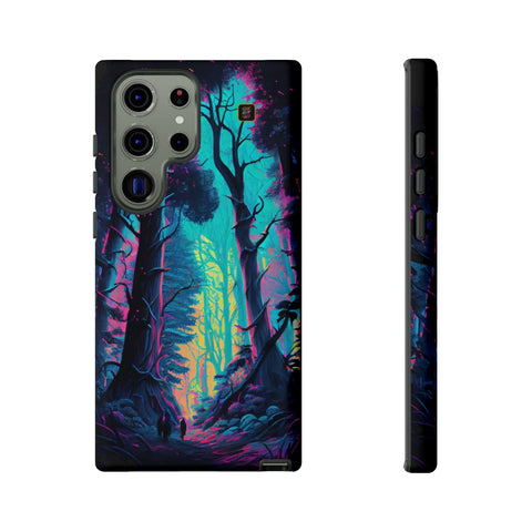 Galaxy S22 | S22 Plus | S22 Ultra | S23 | S23 Plus | S23 Ultra – Enchanted,Forest,Neon,Wonderland – front-and-side