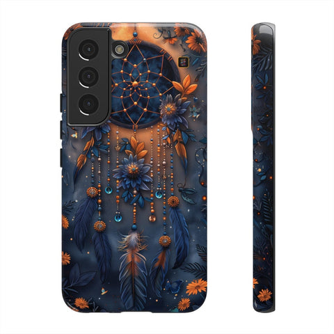 Galaxy S22 | S22 Plus | S22 Ultra | S23 | S23 Plus | S23 Ultra | S24 | S24 Plus | S24 Ultra– Beads,Dreamcatcher,Enchanted,Feathers – front-and-side