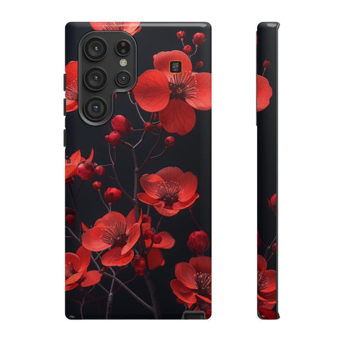Galaxy S22 | S22 Plus | S22 Ultra | S23 | S23 Plus | S23 Ultra | S24 | S24 Plus | S24 Ultra – Blossom,Cherry,Floral,Elegance – front-and-side