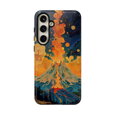 Galaxy S22 | S22 Plus | S22 Ultra | S23 | S23 Plus | S23 Ultra | S24 | S24 Plus | S24 Ultra – Colorful,Lava,Moon,Volcano – front