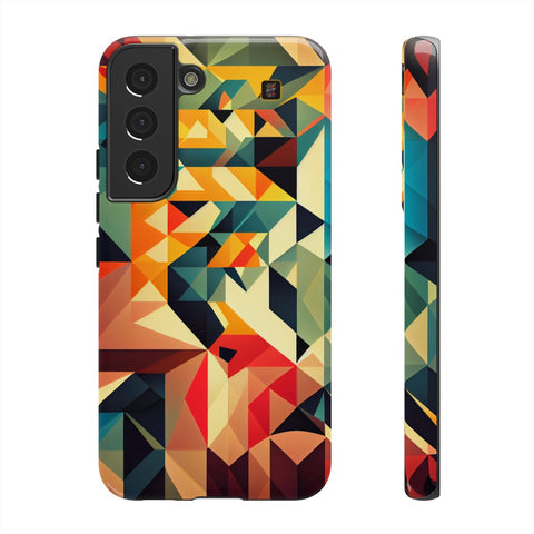 Galaxy S22 | S22 Plus | S22 Ultra | S23 | S23 Plus | S23 Ultra– Abstract,Colorful,Geometric,Mosaic – front-and-side