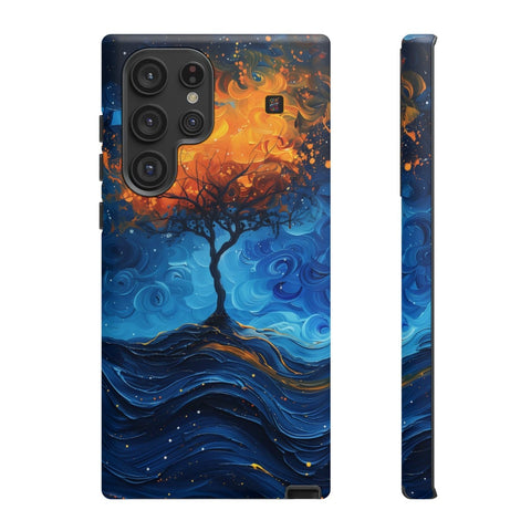 Galaxy S22 | S22 Plus | S22 Ultra | S23 | S23 Plus | S23 Ultra | S24 | S24 Plus | S24 Ultra – Cosmic,Enchantment,Nightfall,Silhouette – front-and-side