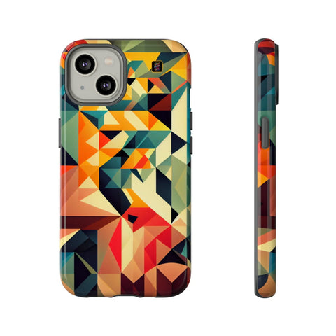 iPhone 14 | 14 Pro | 14 Plus | 14 Pro Max | 15 | 15 Pro | 15 Plus | 15 Pro Max– Abstract,Colorful,Geometric,Mosaic – front-and-side
