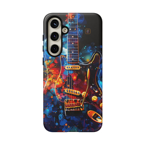 Galaxy S22 | S22 Plus | S22 Ultra | S23 | S23 Plus | S23 Ultra | S24 | S24 Plus | S24 Ultra – Abstract,ElectricGuitar,GraffitiArt,Vibrant – front