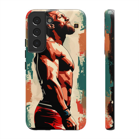 Galaxy S22 | S22 Plus | S22 Ultra | S23 | S23 Plus | S23 Ultra | S24 | S24 Plus | S24 Ultra– Beard,Fighter,Portrait,RetroWave – front-and-side