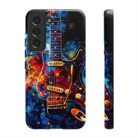 Galaxy S22 | S22 Plus | S22 Ultra | S23 | S23 Plus | S23 Ultra | S24 | S24 Plus | S24 Ultra– Abstract,ElectricGuitar,GraffitiArt,Vibrant – front-and-side