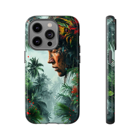 iPhone 14 | 14 Pro | 14 Plus | 14 Pro Max | 15 | 15 Pro | 15 Plus | 15 Pro Max – Adventure,Forest,Ocean,VectorArt – front-and-side