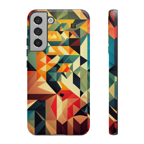 Galaxy S22 | S22 Plus | S22 Ultra | S23 | S23 Plus | S23 Ultra – Abstract,Colorful,Geometric,Mosaic – front-and-side