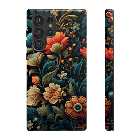 Galaxy S22 | S22 Plus | S22 Ultra | S23 | S23 Plus | S23 Ultra – Bouquet,Colorful,FloralDesign,GardenBliss – front-and-side