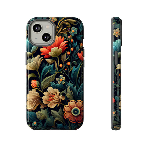 iPhone 14 | 14 Pro | 14 Plus | 14 Pro Max | 15 | 15 Pro | 15 Plus | 15 Pro Max– Bouquet,Colorful,FloralDesign,GardenBliss – front-and-side