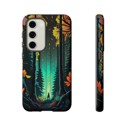 Galaxy S22 | S22 Plus | S22 Ultra | S23 | S23 Plus | S23 Ultra – Autumn,Enchanted,Neon,Wilderness – front-and-side