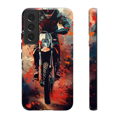 Galaxy S22 | S22 Plus | S22 Ultra | S23 | S23 Plus | S23 Ultra | S24 | S24 Plus | S24 Ultra– Dirtbike,Energy,Graffiti,Rider – front-and-side