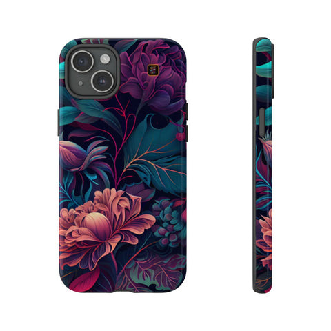 iPhone 14 | 14 Pro | 14 Plus | 14 Pro Max | 15 | 15 Pro | 15 Plus | 15 Pro Max – Artistic,Blooming,Colorful,Floral – front-and-side