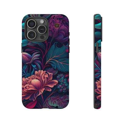 iPhone 14 | 14 Pro | 14 Plus | 14 Pro Max | 15 | 15 Pro | 15 Plus | 15 Pro Max – Artistic,Blooming,Colorful,Floral – front-and-side