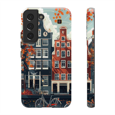 Galaxy S22 | S22 Plus | S22 Ultra | S23 | S23 Plus | S23 Ultra | S24 | S24 Plus | S24 Ultra– Autumn,Fall,Amsterdam,Bicycles – front-and-side