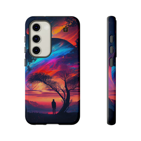 Galaxy S22 | S22 Plus | S22 Ultra | S23 | S23 Plus | S23 Ultra – Dreamscape,Planetscape,Silhouette,Twilight – front-and-side