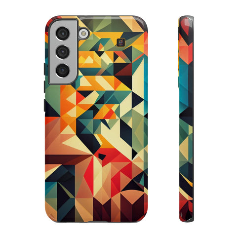 Galaxy S22 | S22 Plus | S22 Ultra | S23 | S23 Plus | S23 Ultra – Abstract,Colorful,Geometric,Mosaic – front-and-side