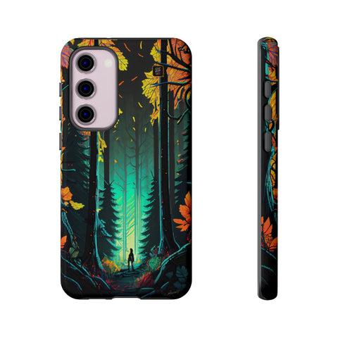 Galaxy S22 | S22 Plus | S22 Ultra | S23 | S23 Plus | S23 Ultra – Autumn,Enchanted,Neon,Wilderness – front-and-side