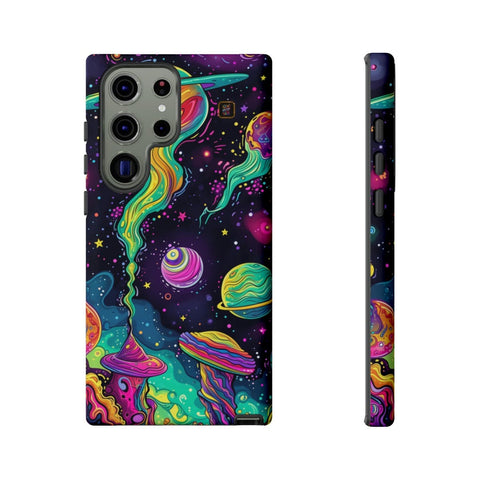 Galaxy S22 | S22 Plus | S22 Ultra | S23 | S23 Plus | S23 Ultra | S24 | S24 Plus | S24 Ultra – Cosmic,Enchanted,Planets,Vibrant – front-and-side