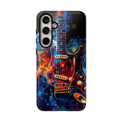 Galaxy S22 | S22 Plus | S22 Ultra | S23 | S23 Plus | S23 Ultra | S24 | S24 Plus | S24 Ultra – Abstract,ElectricGuitar,GraffitiArt,Vibrant – front