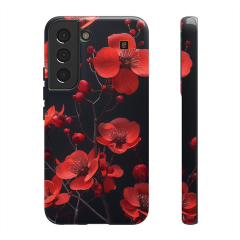 Galaxy S22 | S22 Plus | S22 Ultra | S23 | S23 Plus | S23 Ultra | S24 | S24 Plus | S24 Ultra– Blossom,Cherry,Floral,Elegance – front-and-side