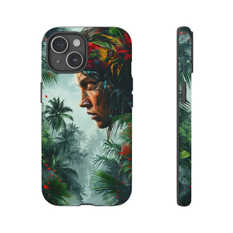 iPhone 14 | 14 Pro | 14 Plus | 14 Pro Max | 15 | 15 Pro | 15 Plus | 15 Pro Max – Adventure,Forest,Ocean,VectorArt – front-and-side