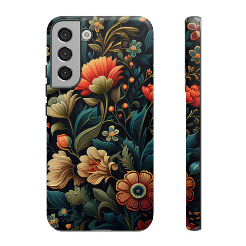 Galaxy S22 | S22 Plus | S22 Ultra | S23 | S23 Plus | S23 Ultra – Bouquet,Colorful,FloralDesign,GardenBliss – front-and-side