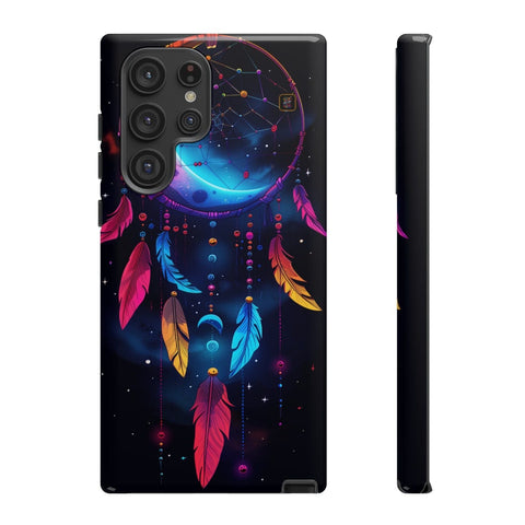Galaxy S22 | S22 Plus | S22 Ultra | S23 | S23 Plus | S23 Ultra | S24 | S24 Plus | S24 Ultra – Colorful,Dreamcatcher,Moonlight,Nightsky – front-and-side