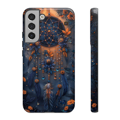 Galaxy S22 | S22 Plus | S22 Ultra | S23 | S23 Plus | S23 Ultra | S24 | S24 Plus | S24 Ultra – Beads,Dreamcatcher,Enchanted,Feathers – front-and-side