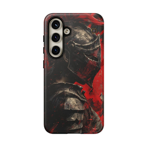 Galaxy S22 | S22 Plus | S22 Ultra | S23 | S23 Plus | S23 Ultra | S24 | S24 Plus | S24 Ultra – Armor,Knight,Medieval,RedPlume – front