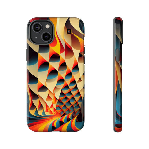 iPhone 14 | 14 Pro | 14 Plus | 14 Pro Max | 15 | 15 Pro | 15 Plus | 15 Pro Max – Abstract,Bold,Colorful,Patterns – front-and-side
