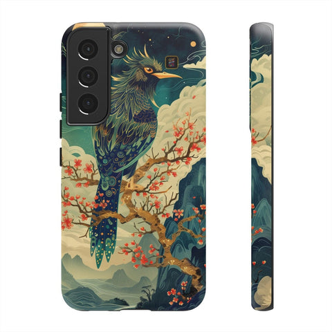 Galaxy S22 | S22 Plus | S22 Ultra | S23 | S23 Plus | S23 Ultra | S24 | S24 Plus | S24 Ultra – Bird,Fantasy,Moonlit,Mystical – front-and-side