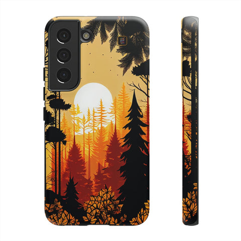 Galaxy S22 | S22 Plus | S22 Ultra | S23 | S23 Plus | S23 Ultra – Autumn,Award-Winning,Forest,Sunset – front-and-side