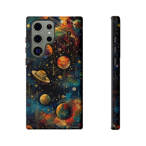 Galaxy S22 | S22 Plus | S22 Ultra | S23 | S23 Plus | S23 Ultra | S24 | S24 Plus | S24 Ultra – Cosmic,Nebulae,Planets,Stars – front-and-side