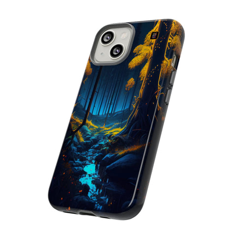 iPhone 14 | 14 Pro | 14 Plus | 14 Pro Max | 15 | 15 Pro | 15 Plus | 15 Pro Max– Bioluminescence,Enchanted,Forest,Wonderland – side