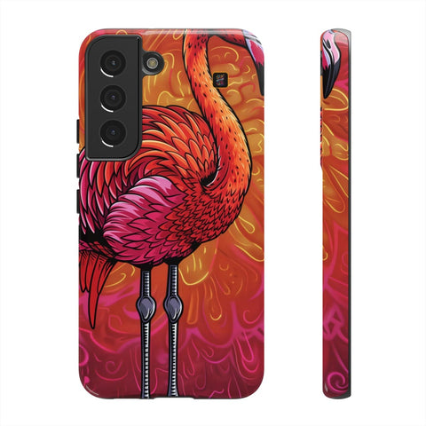 Galaxy S22 | S22 Plus | S22 Ultra | S23 | S23 Plus | S23 Ultra | S24 | S24 Plus | S24 Ultra– Colorful,Flamingo,Fantasy,Vibrant – front-and-side