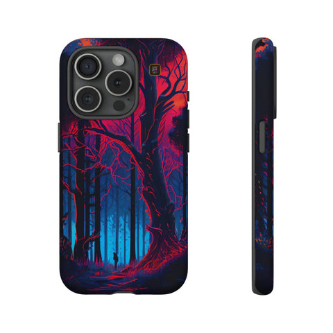 iPhone 14 | 14 Pro | 14 Plus | 14 Pro Max | 15 | 15 Pro | 15 Plus | 15 Pro Max – Enchanted,Forest,Neon,Wonderland – front-and-side