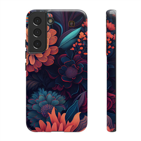 Galaxy S22 | S22 Plus | S22 Ultra | S23 | S23 Plus | S23 Ultra – ArtisticBlossoms,BloomingBeauty,ColorfulGarden,FloralMasterpiece – front-and-side
