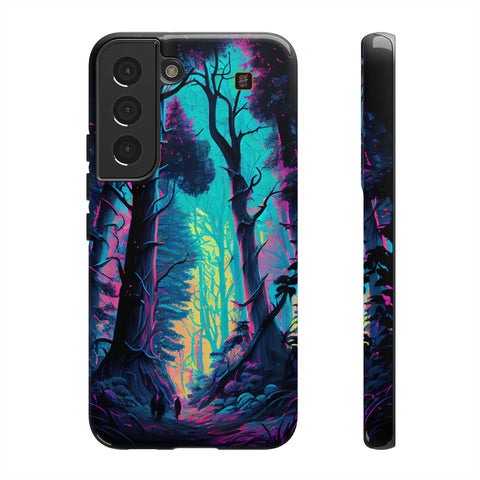Galaxy S22 | S22 Plus | S22 Ultra | S23 | S23 Plus | S23 Ultra– Enchanted,Forest,Neon,Wonderland – front-and-side
